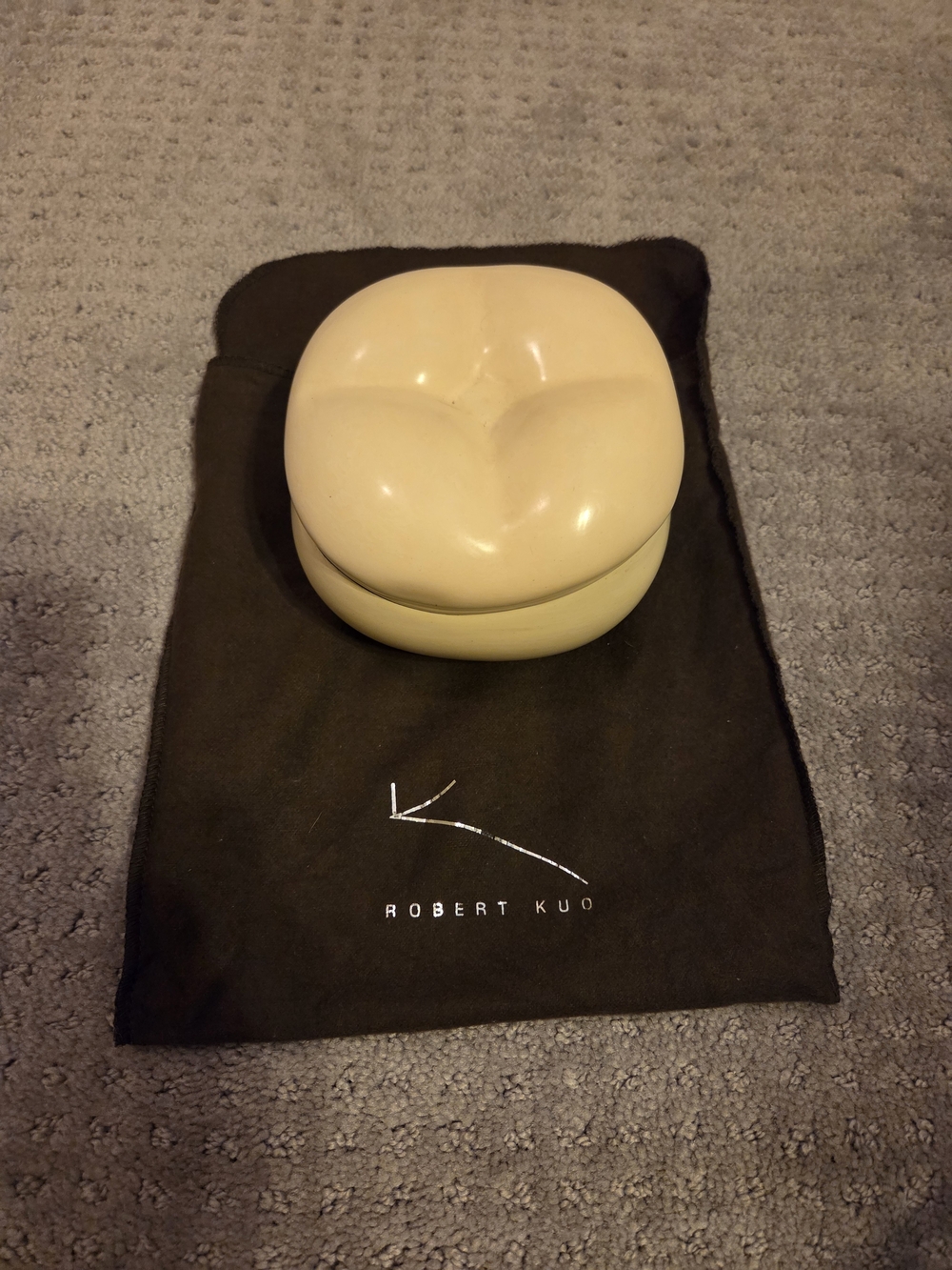 Robert Kuo Cream Persimmon Box